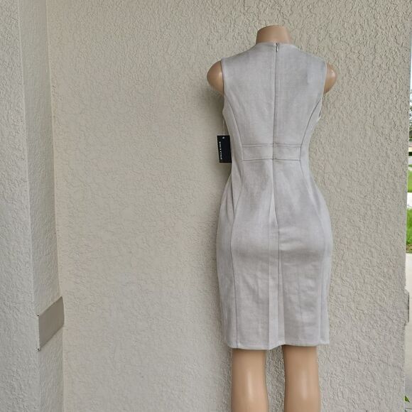 BRAND NEW STELLA &JULE SLEEVELESS ROUND NECK LINE SHEATH DRESS G1 - Picture 7 of 12